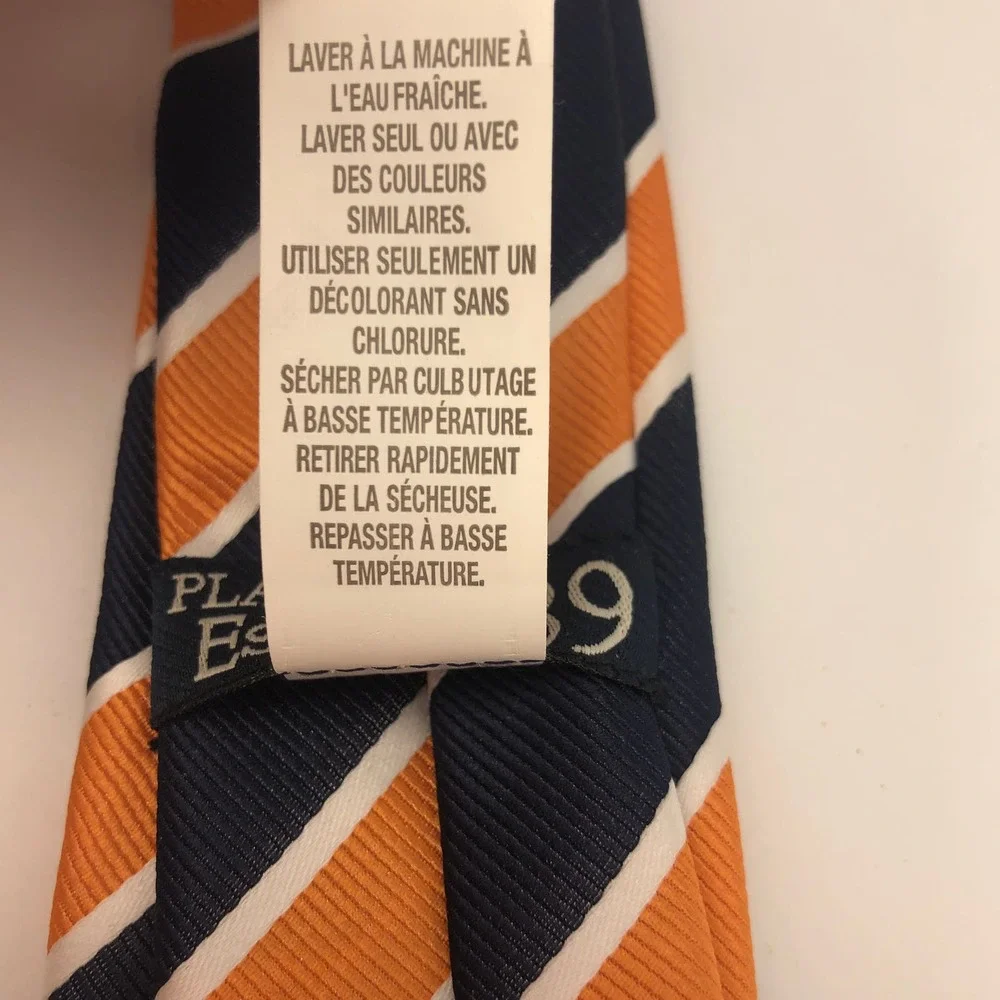 Youth Place clasp/Clip Tie Adjustable neck strap Size 4-7